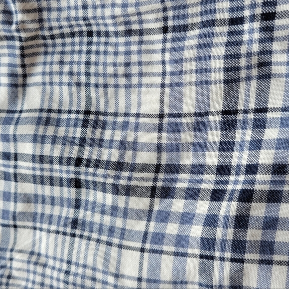 Treasure & Bond Plaid Viscose Button Up Shirt Women's Size 2X - Picture 6 of 8